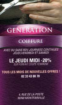 GENERATION COIFFURE A MONTFARVILLE