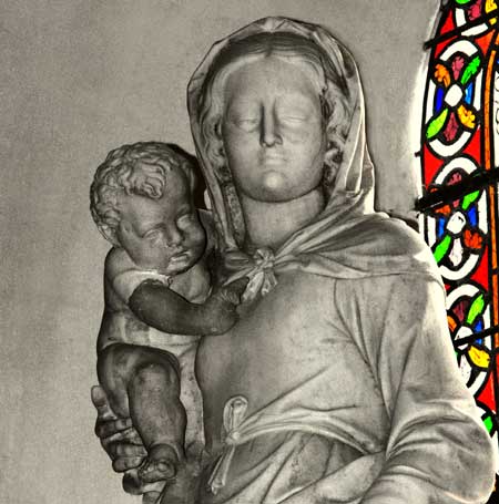 en PDF les statues de la vierge à l'enfant dans le Val de Saire